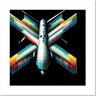 Spectrum Surveillance | MQ-9 Reaper Drone Tee Posters and Art